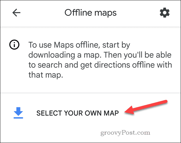 Vytvorenie offline mapy Google Maps