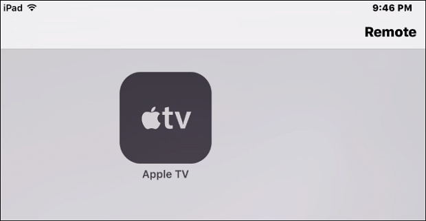 Aplikácia Apple TV Remote