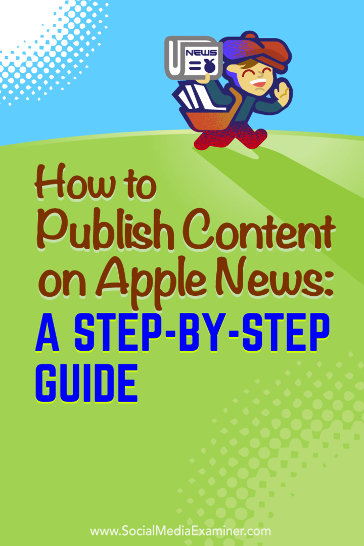 Tipy, ako sa stať vydavateľom Apple News.