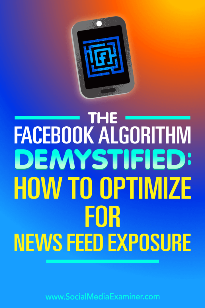 Demystifikovaný facebookový algoritmus: Ako optimalizovať pre vystavenie spravodajskému kanálu: Vyšetrovateľ v sociálnych sieťach