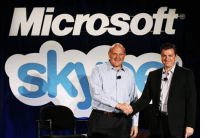 Skype predal spoločnosti Microsoft za 8 miliárd dolárov a Steve Ballmer vyzerá nadšene