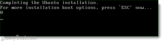 Ubuntu inštalátor boot