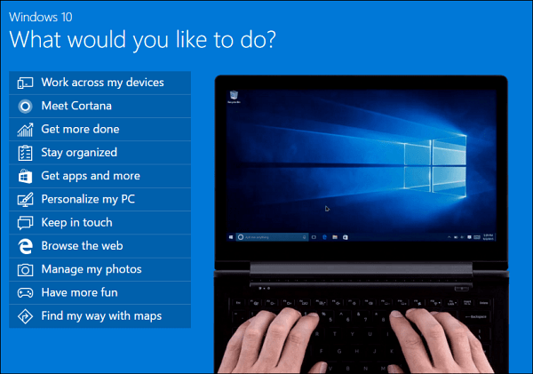 Demo témy Windows 10