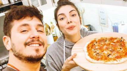 Deniz Baysal, slúžka a jej manžel pripravili pizzu doma!