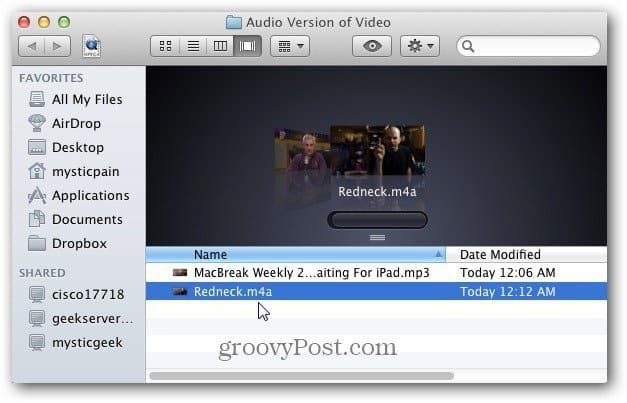Konvertujte videá na zvukové súbory na počítači Mac s iTunes