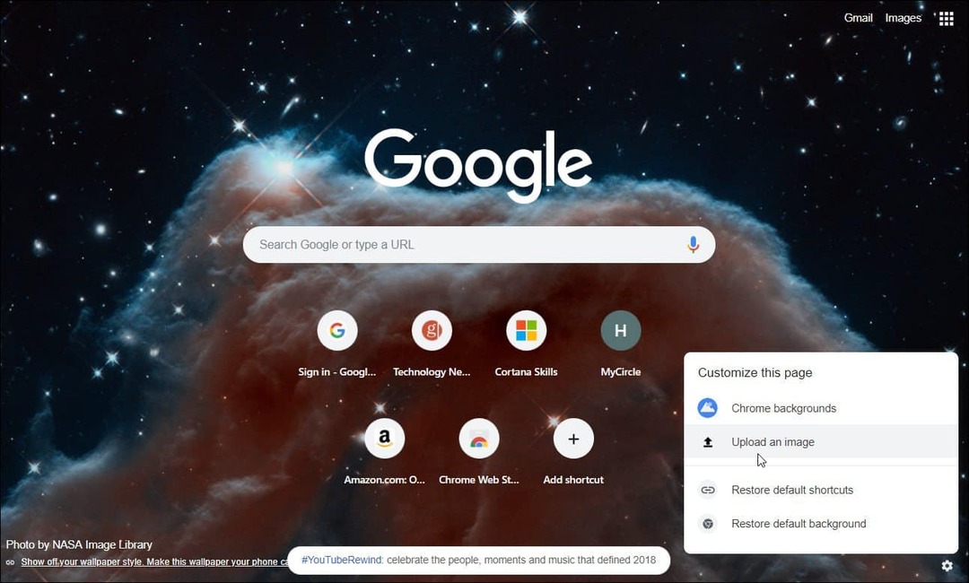 Prispôsobte stránku s novou kartou Google Chrome