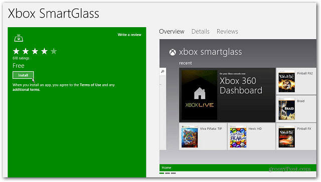 Nainštalujte Xbox SmartGlass