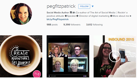 Peg Fitzpatrick na Instagrame
