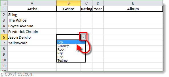 validácia údajov v Exceli 2010