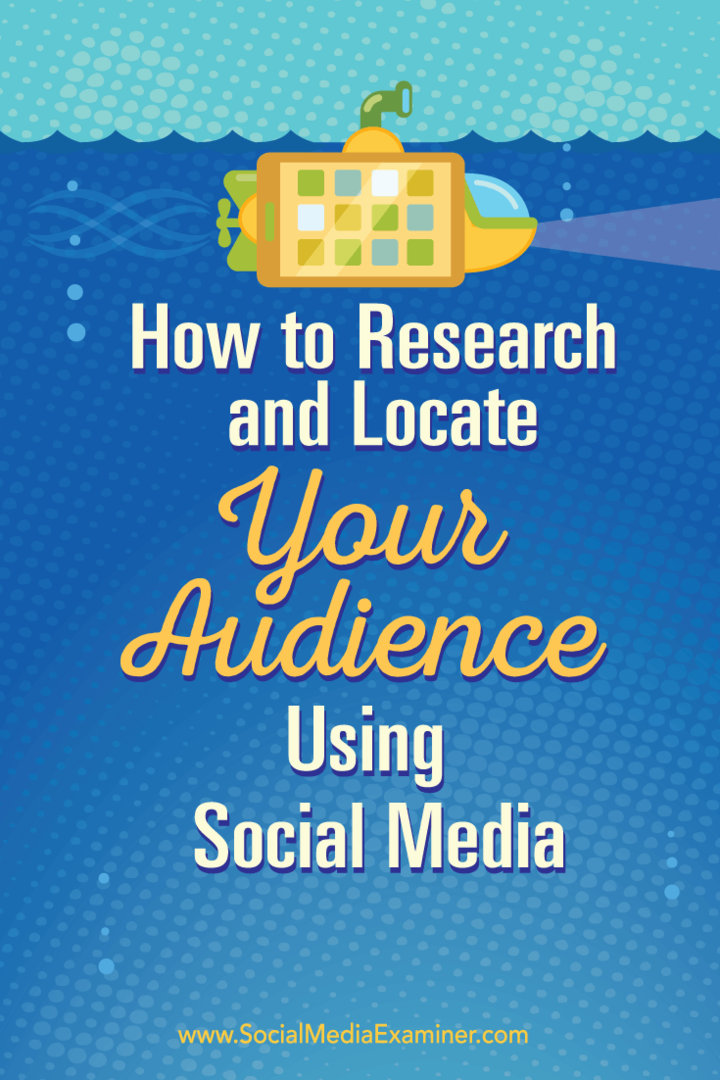 Ako skúmať a vyhľadávať svoje publikum pomocou sociálnych médií: Examiner sociálnych médií
