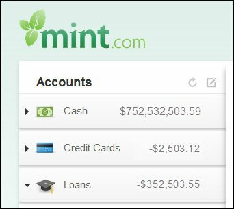 odstrániť účet mint.com