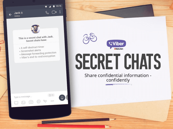 Aplikácia Viber pre mobilné správy vydala aktualizáciu svojej služby s názvom Secret Chats podobnú ako Snapchat.