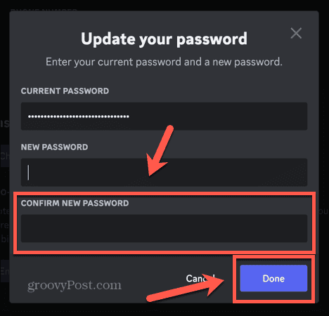 rozpor potvrďte nové heslo