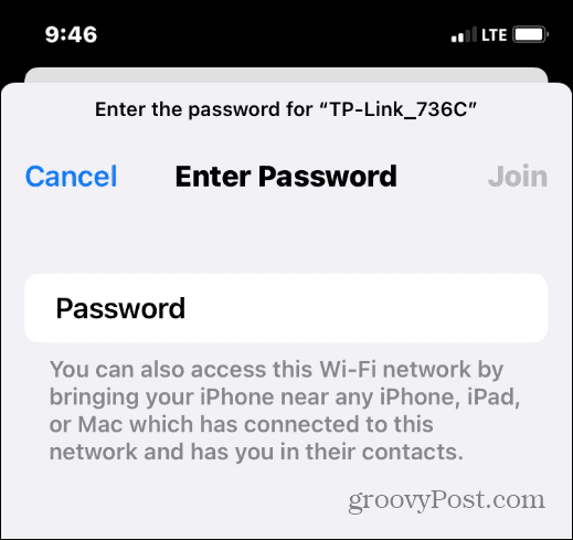 zadajte heslo siete wi-fi