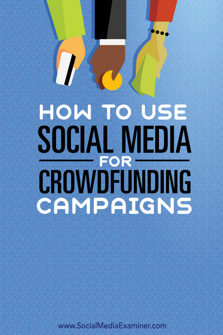 ako používať sociálne médiá na crowdfundingové kampane