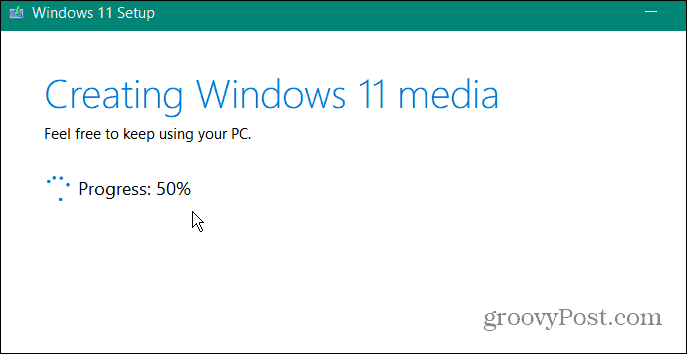 Vytváranie médií Windows 11