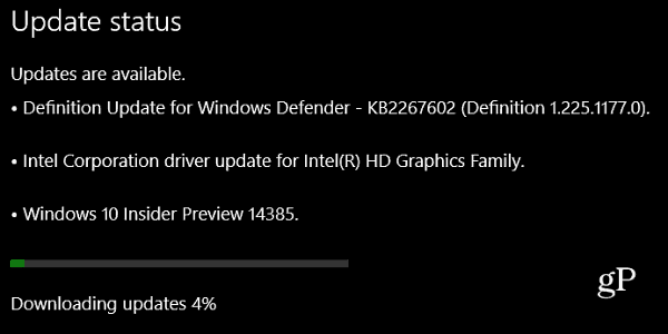 Windows 10 Preview Build 14385 Vydané pre PC a Mobile