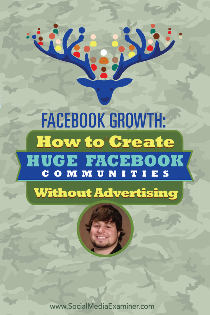 Rast na Facebooku: Ako vytvoriť obrovské komunity na Facebooku bez reklamy: prieskumník sociálnych médií