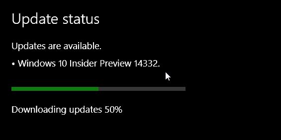 Windows 10 Preview Zostaviť 14332 Vydané pre zasvätených dnes