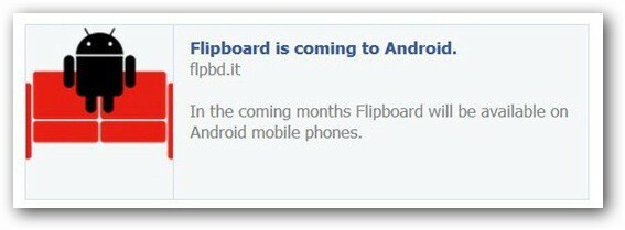 Flipboard pre Android teraz môže byť váš