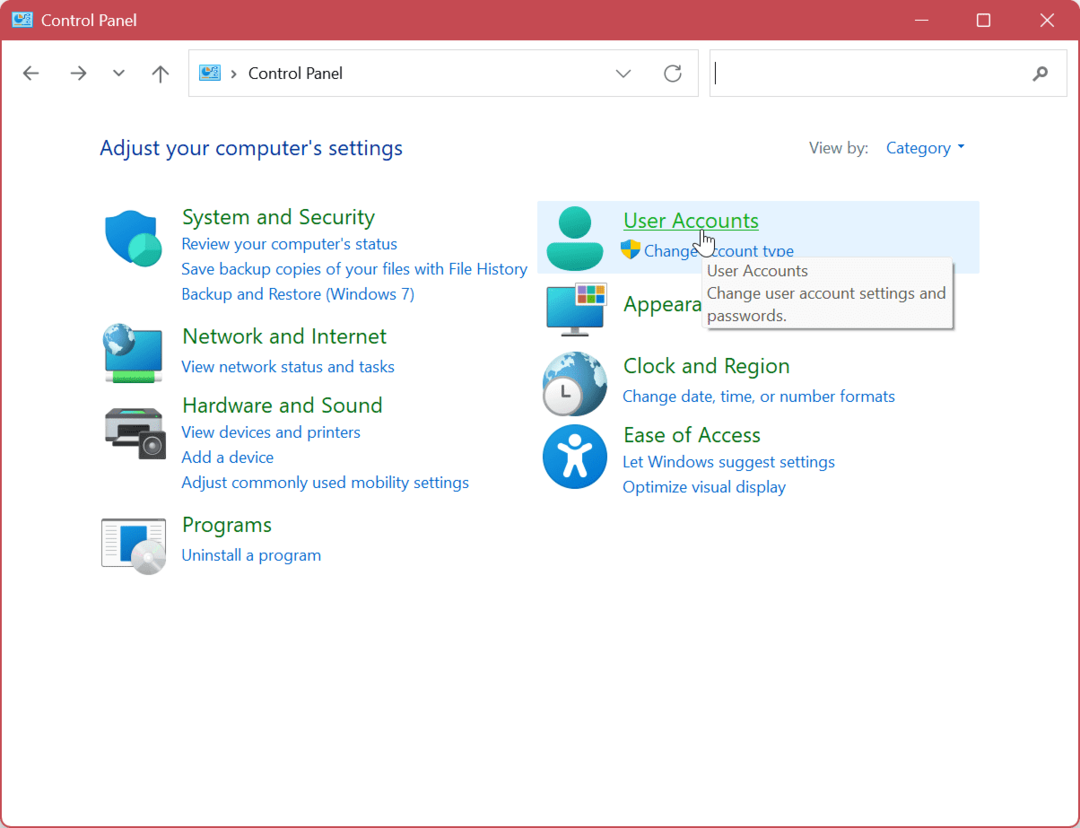 Odstráňte používateľský účet v systéme Windows 11