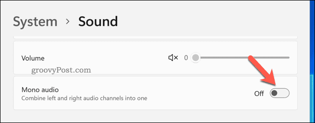 Zakázať mono zvuk v systéme Windows 11