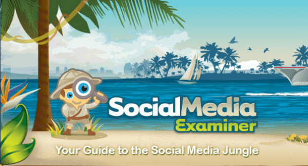 Slogan Examinátora sociálnych médií je váš Sprievodca džungľou sociálnych médií.