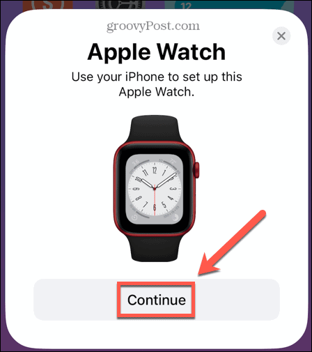 Apple Watch pokračuje v párovaní