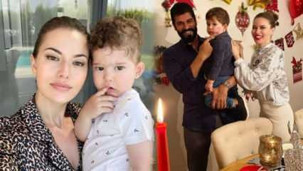 Známa herečka Fahriye Evcen vzala svojho syna Karana do školy!