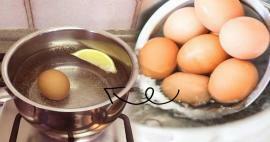Ak dáte citrón do vody, kde varíte vajcia... Táto metóda bude nevyhnutná