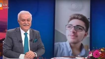 Zaujímavá otázka pre Nihat Hatipoğlu od mladého muža, ktorý sa zapojil do programu: Je hriech počúvať hudbu v sprche?