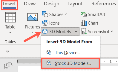 Vložte 3D modely do balíka Microsoft Office