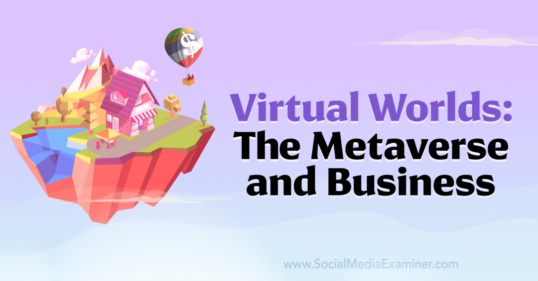 Virtuálne svety: Metaverse and Business: Social Media Examiner