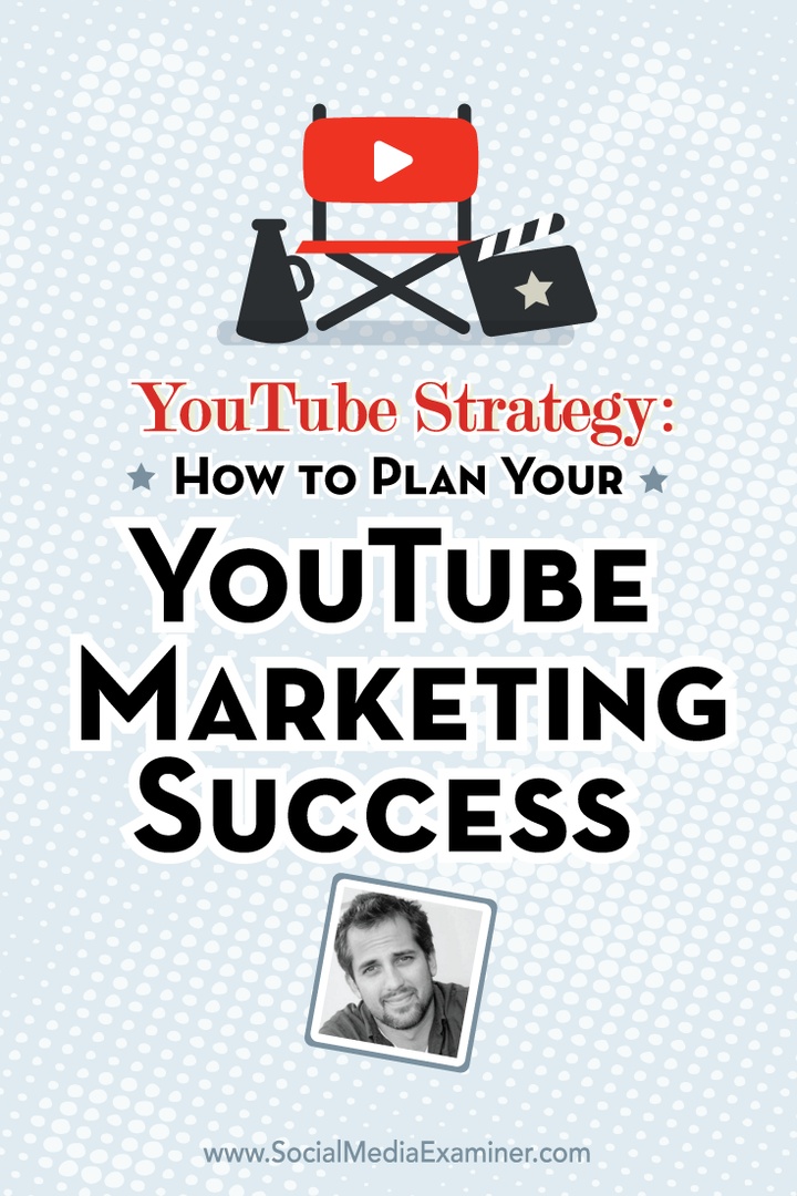 Stratégia YouTube: Ako si naplánovať úspech v marketingu YouTube: Examiner v sociálnych sieťach