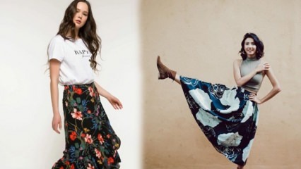 Preferované modely sukní z jesennej sezóny Aybüke Pusat v roku 2019
