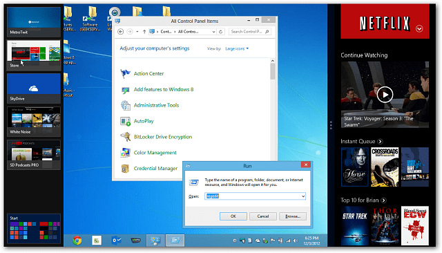 Povoľte funkciu Windows 8 Snap na monitoroch s nízkym rozlíšením