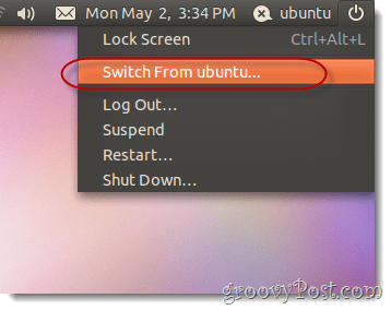 prepnúť formu ubuntu