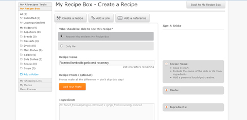 box s receptami na všetky recepty