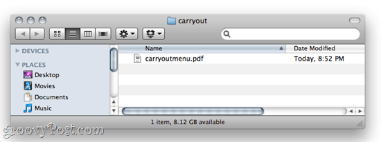 Kombinujte súbory PDF pomocou automatu v systéme Mac OS X