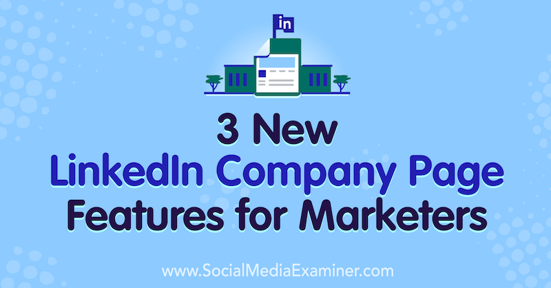 3 Nové funkcie na stránke spoločnosti LinkedIn pre obchodníkov, autorka: Louise Brogan, referentka sociálnych médií.
