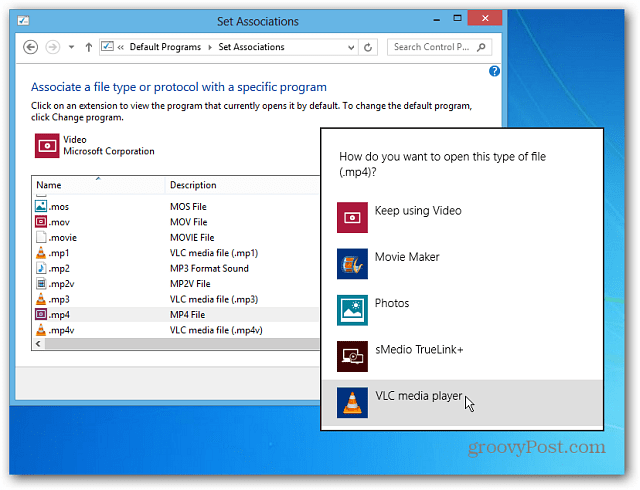 Windows 8: Umožnite otvorenie videí a hudobných súborov v programoch pre osobné počítače