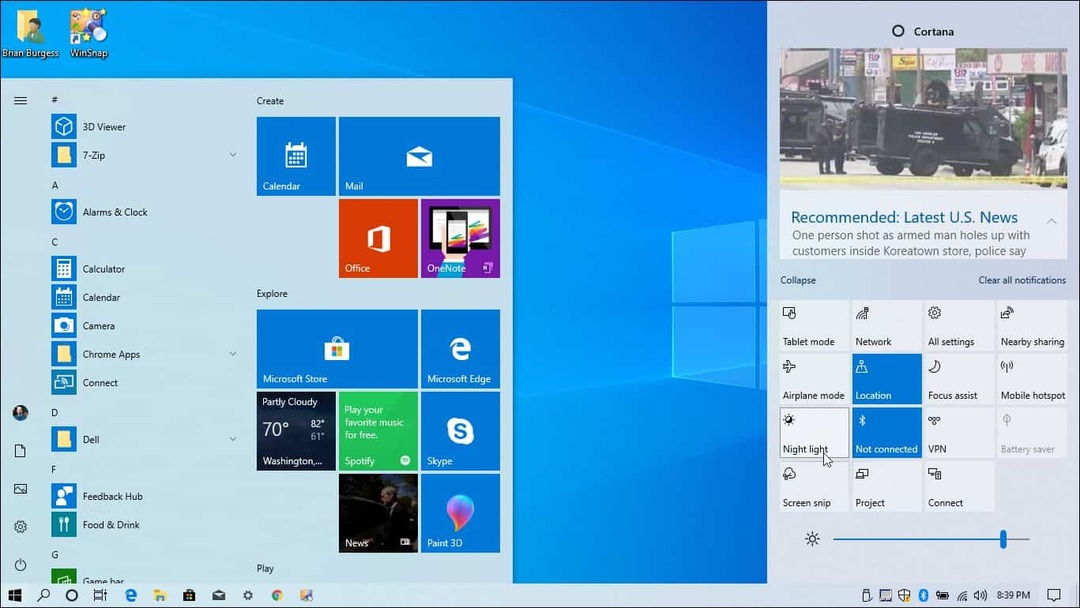 Ako zapnúť tému Nové svetlo v systéme Windows 10