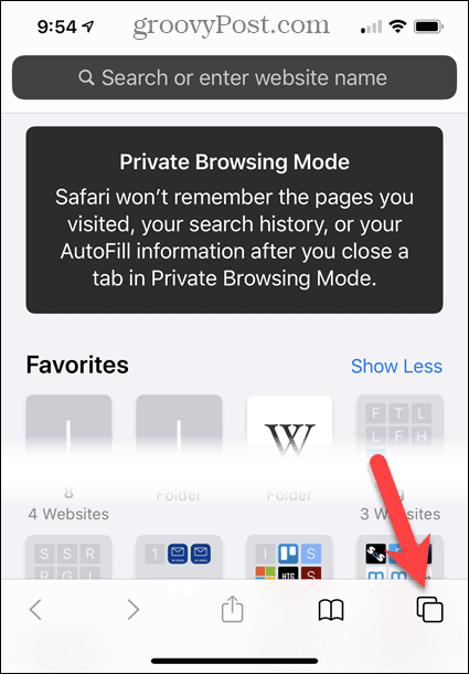Režim súkromného prehliadania v Safari na iOS