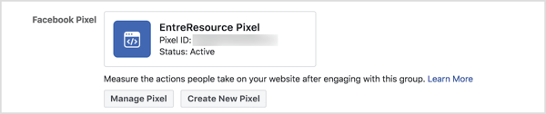 Schopnosť používať Facebook pixel so skupinami je v roku 2018 novou funkciou.