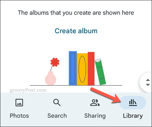 Otvorte knižnicu vo Fotkách Google