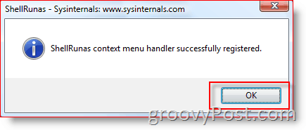 Pridať položku Spustiť ako iného používateľa do kontextovej ponuky Prieskumníka Windows pre systémy Vista a Server 2008:: groovyPost.com