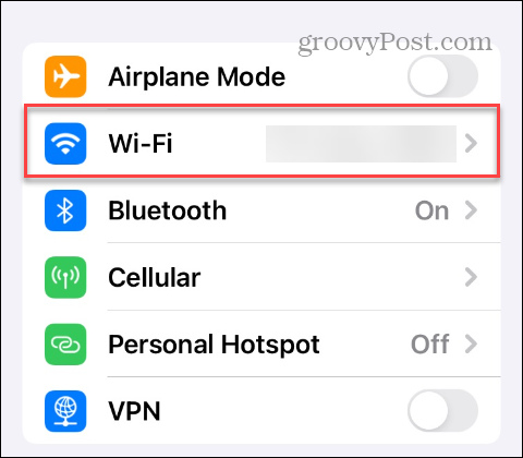 Zabudnite na Wi-Fi sieť na iPhone