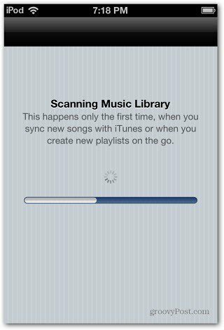 Scaning music Library