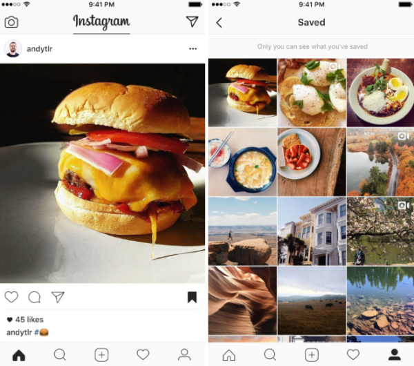 Uložené príspevky na Instagrame sú teraz k dispozícii ako súčasť Instagramu verzie 10.2 pre iOS aj Android.