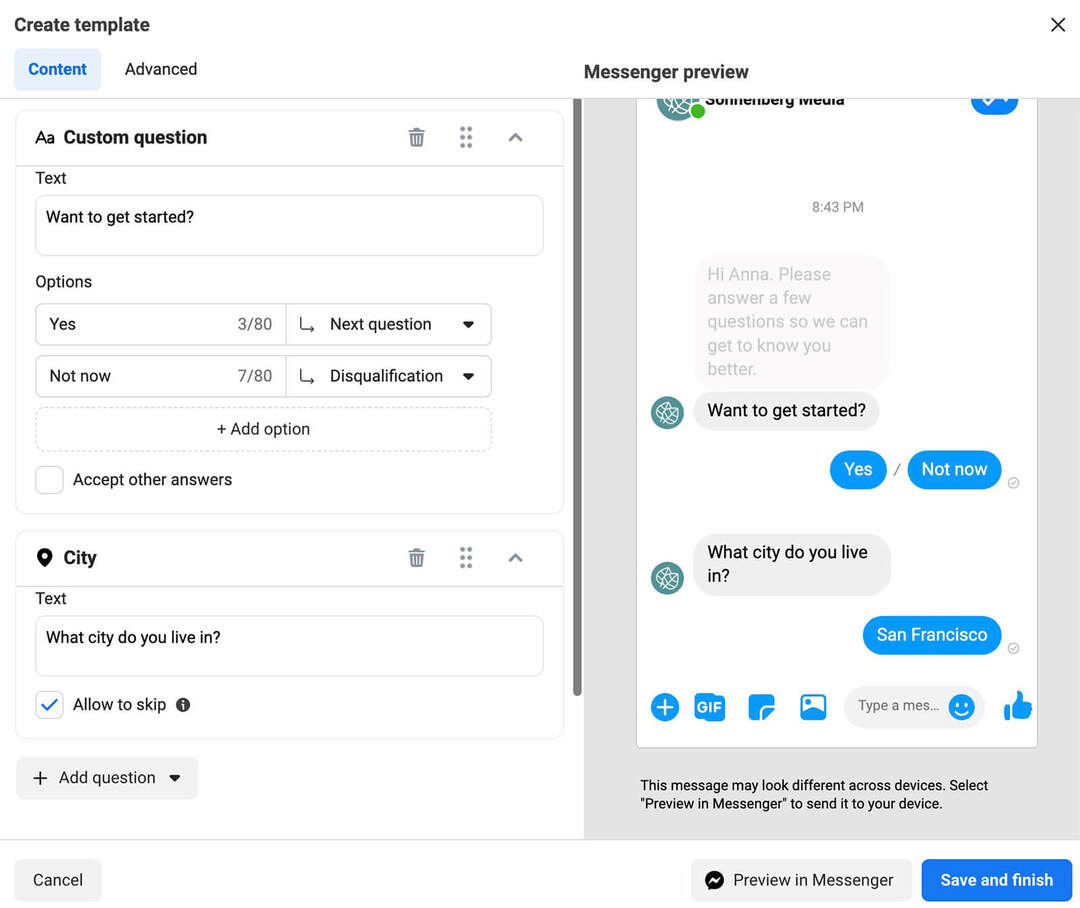 nastaviť-kliknutím-na-messenger-reklamy-in-facebook-reels-create-message-template-automated-chat-template-10